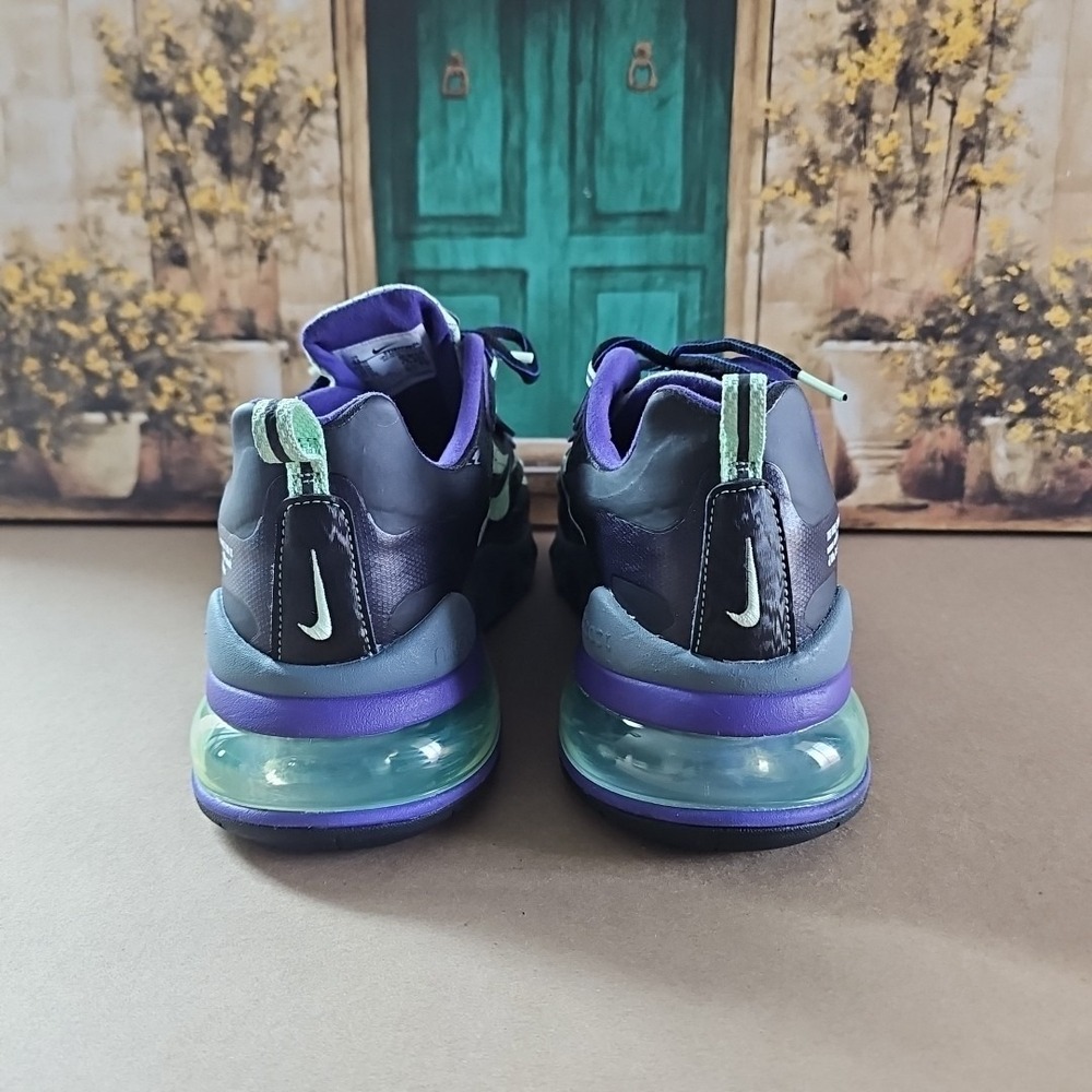 Men's Nike Air Max 270 React 'Future Swoosh' Athletic Fashion Sneaker CT1617 001 - Picture 5 of 9